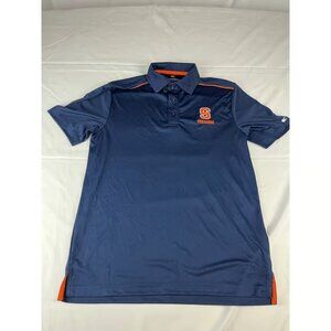 Colosseum Syracuse Orange Polo Shirt Mens Size S Short Sleeve Collared